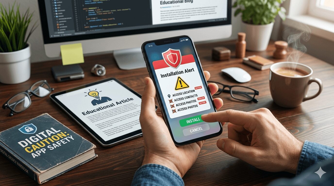 アプリのインストールで注意したいこと