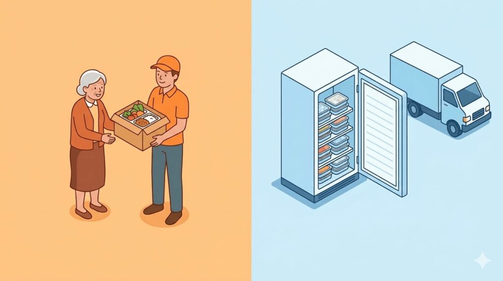 ワタミの宅食とダイレクトの違いを一覧で比較