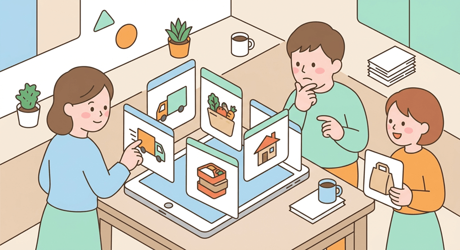 イオンネットスーパーと食材宅配の違いは？生協・ヨシケイ・宅配弁当と比べて解説